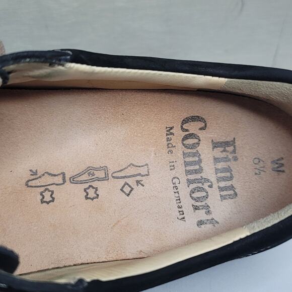 Finn Comfort- Women's Ikebukuro Black Oxford Sneakers- size 6.5m/8.5 womens - Picture 8 of 8